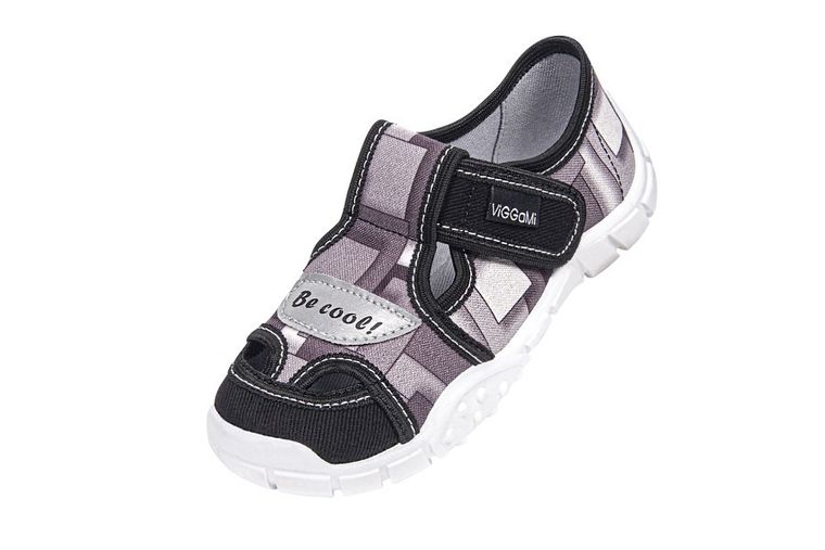 Kapcie chłopięce, granatowe, Adaś, Vi-Gga-Mi