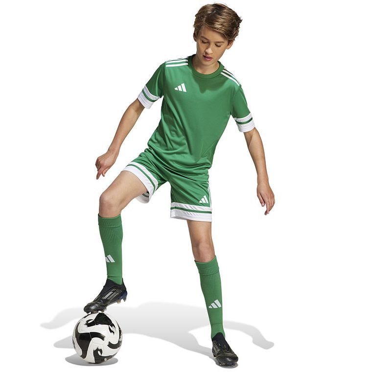 T-shirt dziecięcy, biały, Adidas Squadra