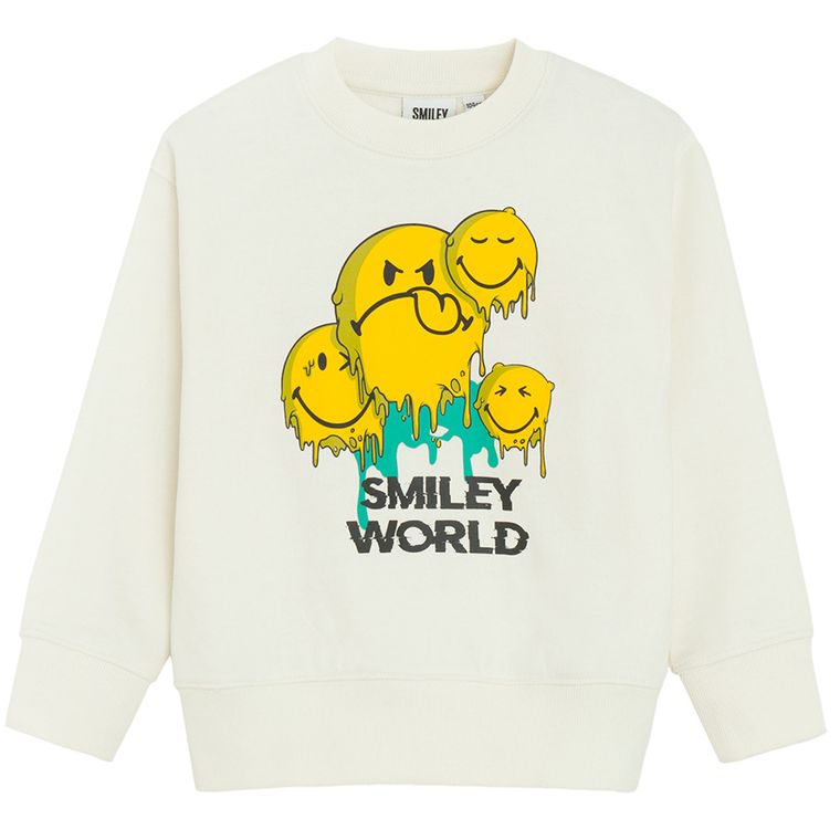 Cool Club, T-shirt chłopięcy, biały, SmileyWorld