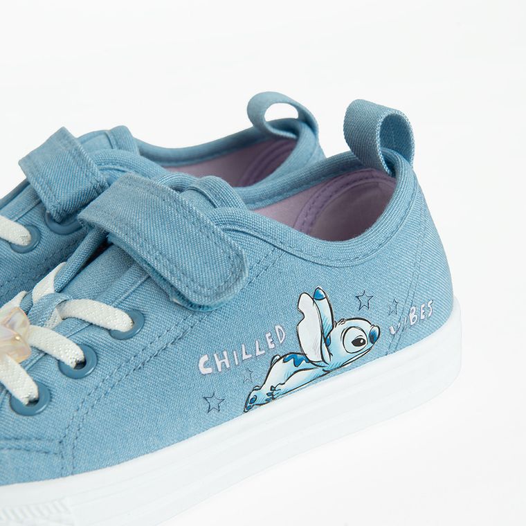 Cool Club, Trampki slip on dziewczęce, czarne, Lilo i Stitch