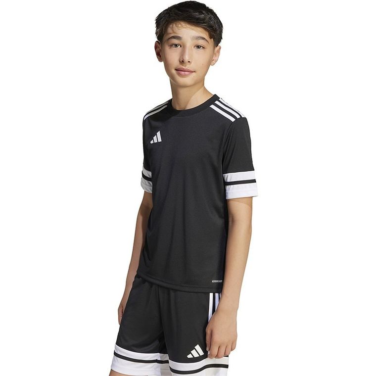 T-shirt dziecięcy, biały, Adidas Squadra