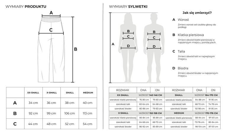 Spodnie dresowe z szeroką nogawką wide oversize NOWEAR
