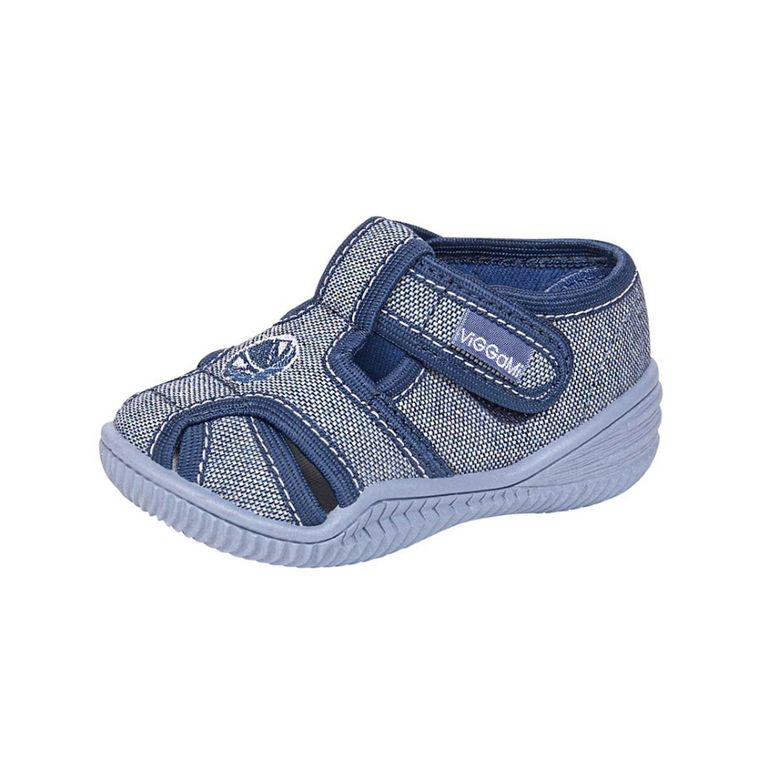 Kapcie chłopięce, denim, Vi-GGa-Mi