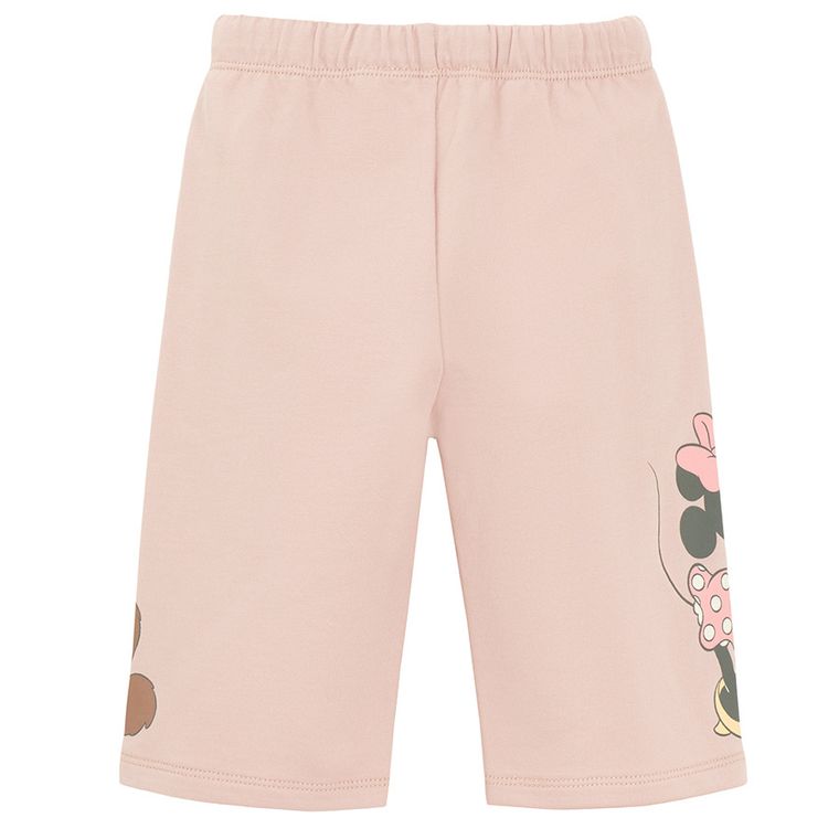 Cool Club, Bluza bejsbolówka dziewczęca, rozpinana, różowa, Myszka Minnie