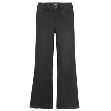 Regulowane spodnie jeansowe flare z przetarciami Cool Club