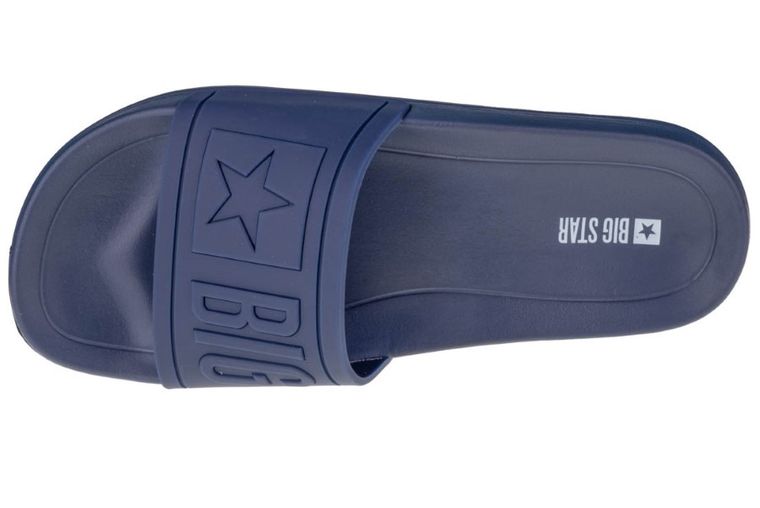 Klapki męskie, granatowe, Big Star Slipper