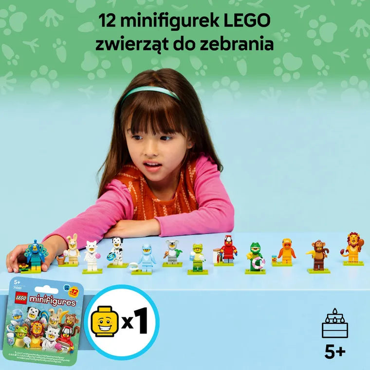 LEGO Minifigures, Seria 28 - Zwierzęta, 71051