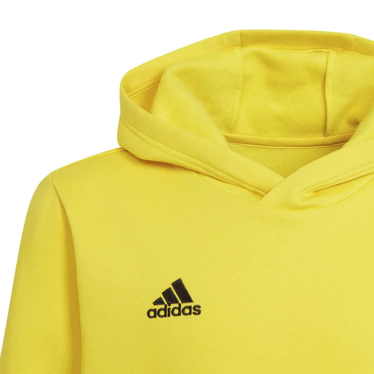 Bluza chłopięca z kapturem, czarna, Adidas Entrada 22