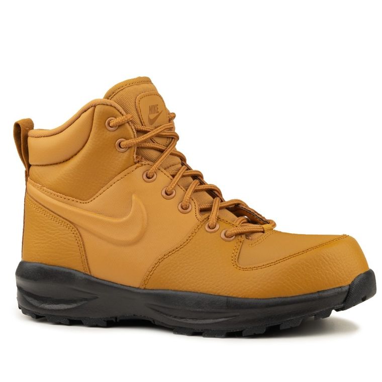 Buty zimowe dziecięce, brązowe, Nike Manoa