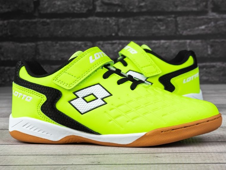 Buty piłkarskie dziecięce, halowe, mix, Lotto Dasher K