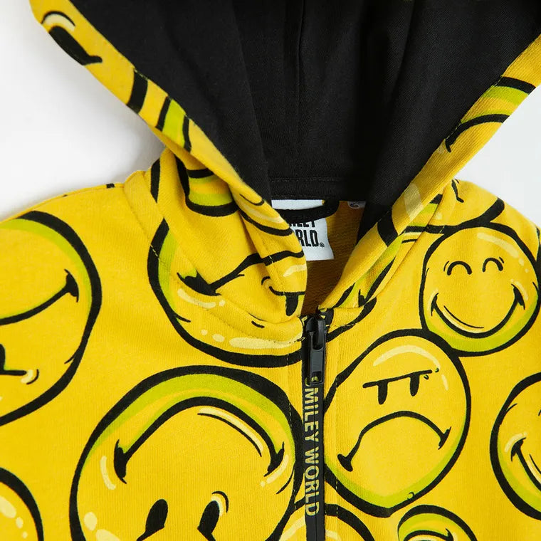 Cool Club, T-shirt chłopięcy, biały, SmileyWorld