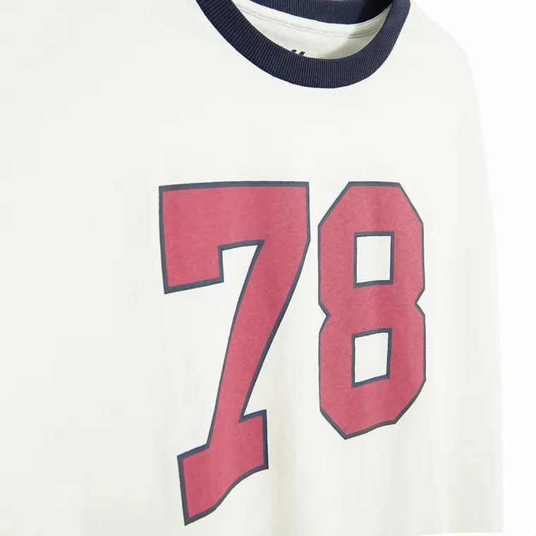 Bawełniany t-shirt z nadrukiem oversize NOWEAR