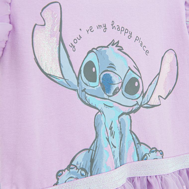 Cool Club, T-shirt dziewczęcy, biały, Lilo i Stitch
