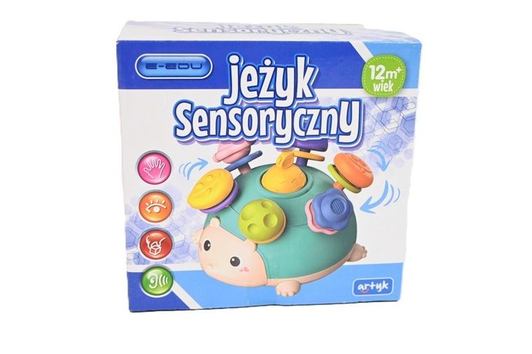 Artyk, Jeż, zabawka sensoryczna, niebieski
