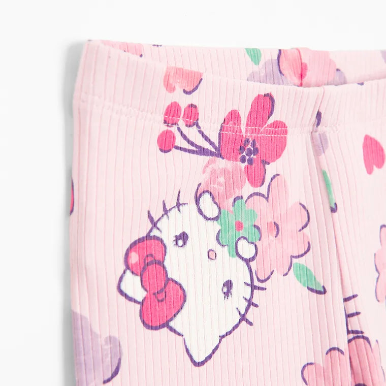 Cool Club, Bluzka dziewczęca z długim rękawem, różowa, Hello Kitty