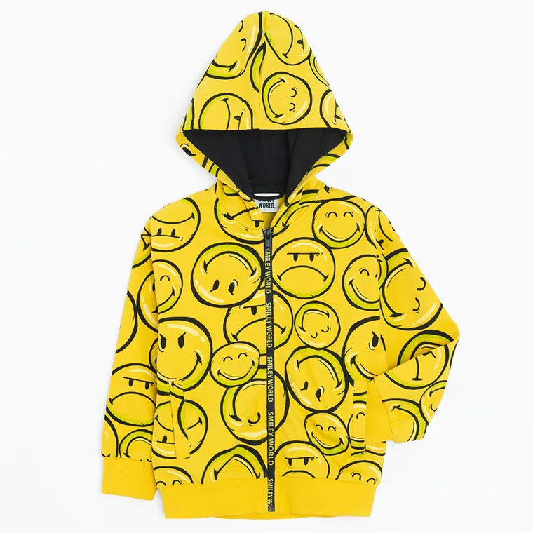 Cool Club, T-shirt chłopięcy, biały, SmileyWorld