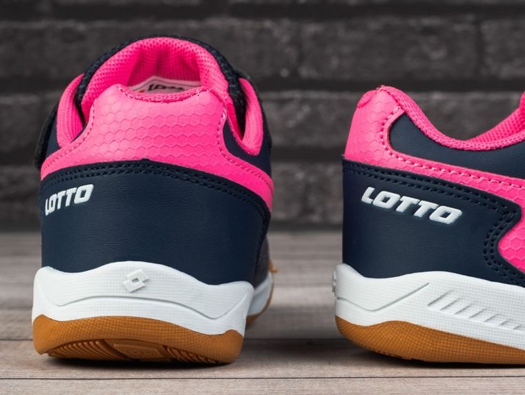 Buty piłkarskie dziecięce, halowe, mix, Lotto Dasher K
