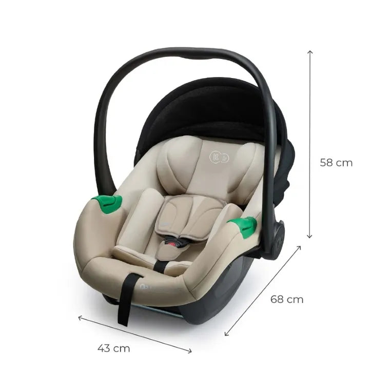 Kinderkraft, Mink Pro 2, i-Size, fotelik samochodowy, Beige, 40-87 cm