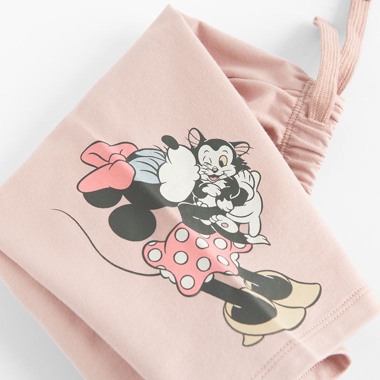 Cool Club, Bluza bejsbolówka dziewczęca, rozpinana, różowa, Myszka Minnie