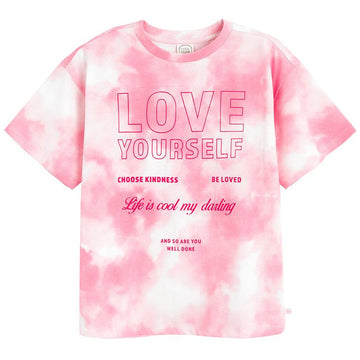 Cool Club, T-shirt dziewczęcy, różowy