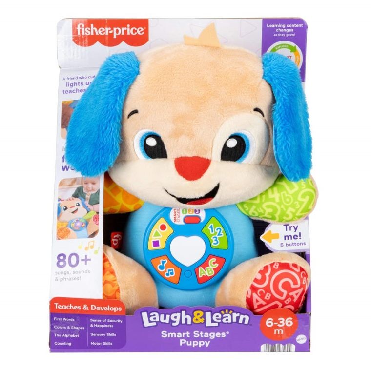 Fisher-Price, Szczeniaczek Uczniaczek, Poziomy Nauki, zabawka edukacyjna