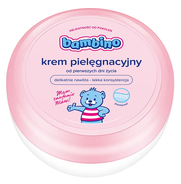 Bambino, krem pielęgnacyjny dla dzieci i niemowląt z d-Pantenolem, 200 ml