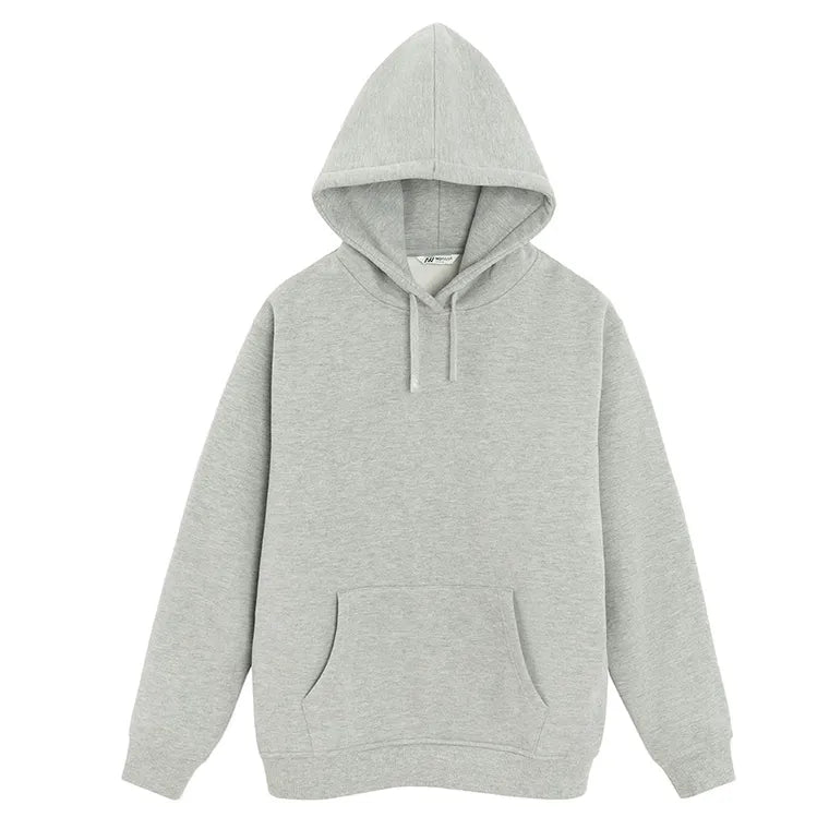 Szara bluza oversize z kapturem NOWEAR