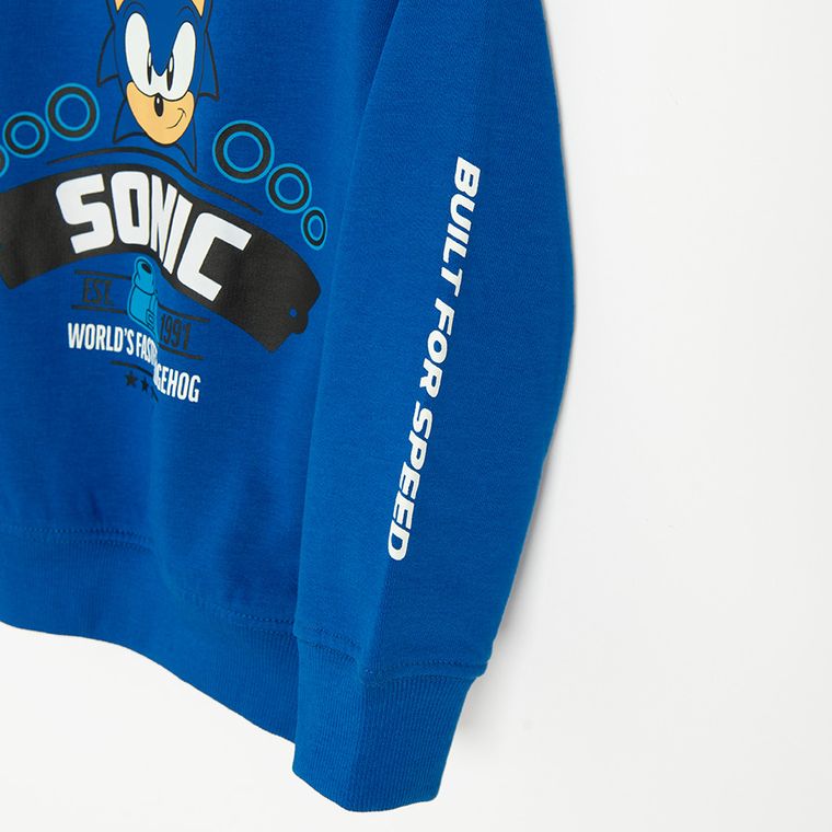Cool Club, T-shirt chłopięcy, biały, Sonic the Hedgehog