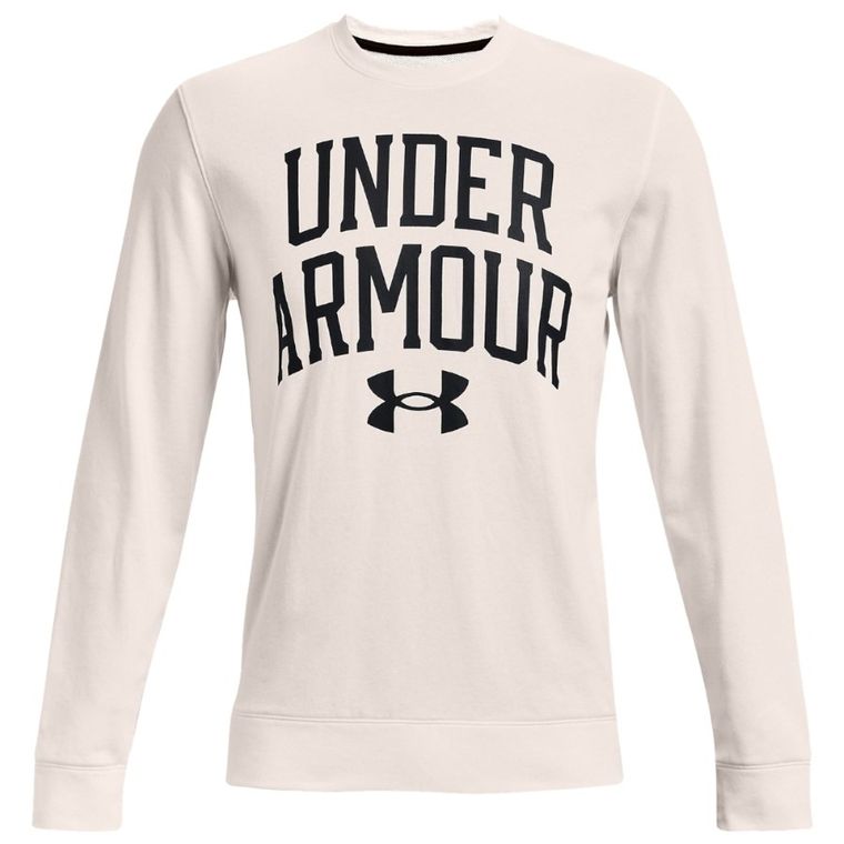 Bluza męska, biała, Under Armour Rival Terry Crew
