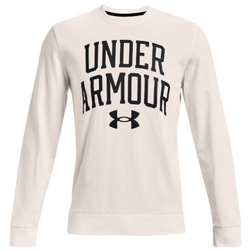 Bluza męska, biała, Under Armour Rival Terry Crew