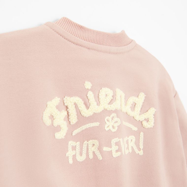 Cool Club, Bluza bejsbolówka dziewczęca, rozpinana, różowa, Myszka Minnie