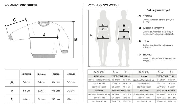 Szara bluza z kapturem o kroju oversize NOWEAR