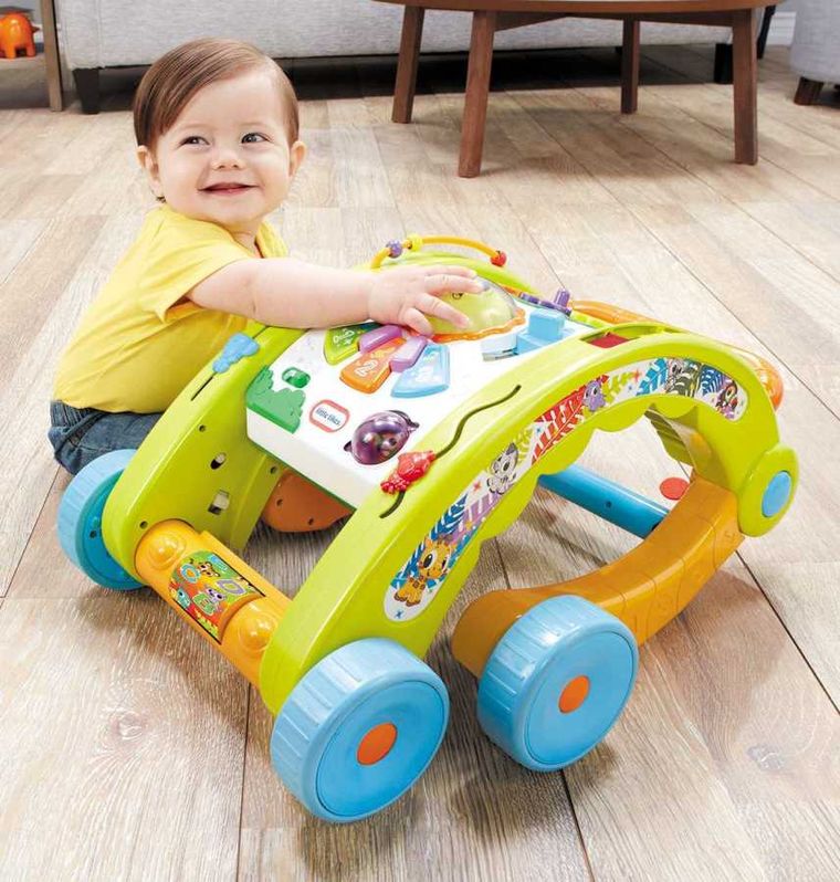 Little Tikes, chodzik i stół aktywności 3w1, zielony