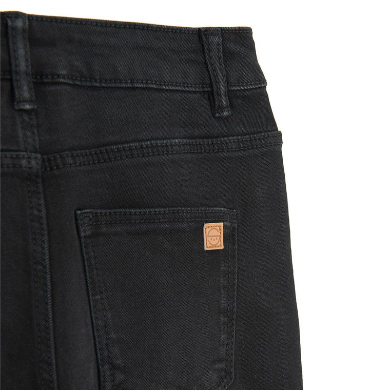 Regulowane spodnie jeansowe flare z przetarciami Cool Club