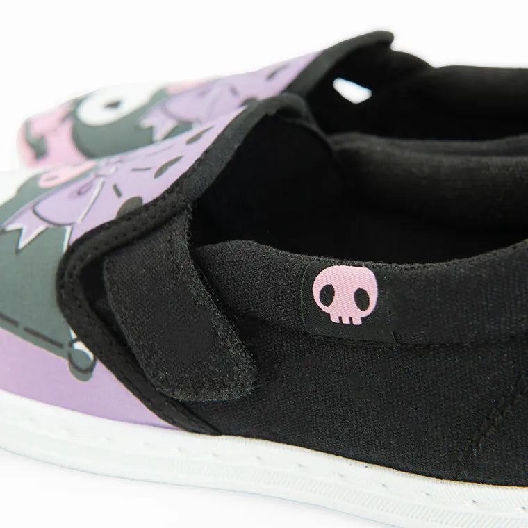Cool Club, Trampki slip on dziewczęce, czarne, Kuromi