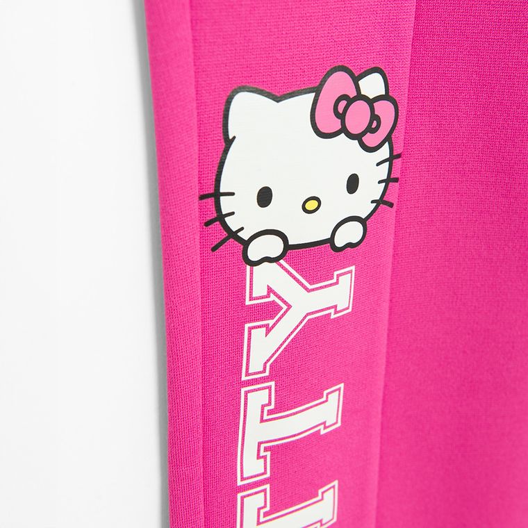 Cool Club, Bluzka dziewczęca z długim rękawem, różowa, Hello Kitty