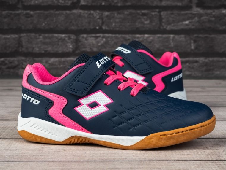 Buty piłkarskie dziecięce, halowe, mix, Lotto Dasher K