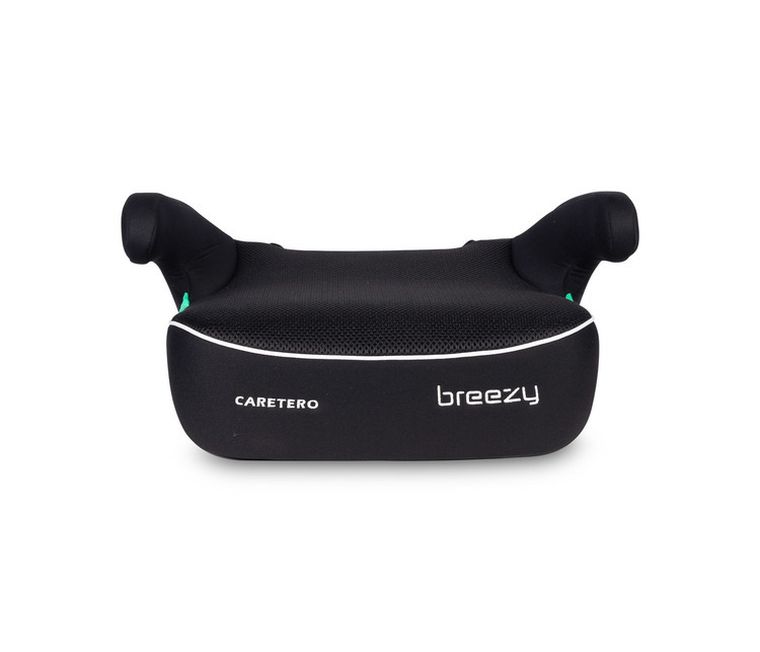 Caretero, Breezy, fotelik samochodowy 2w1, podstawka, black, 100-150 cm