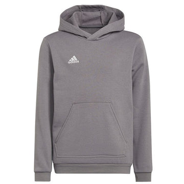 Bluza chłopięca z kapturem, czarna, Adidas Entrada 22