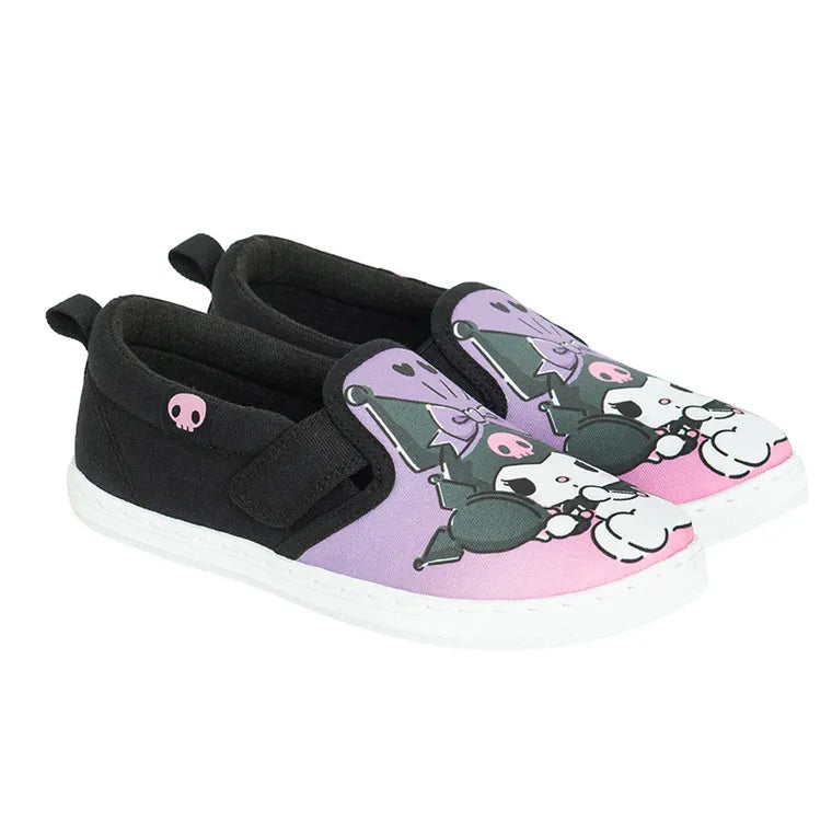 Cool Club, Trampki slip on dziewczęce, czarne, Kuromi