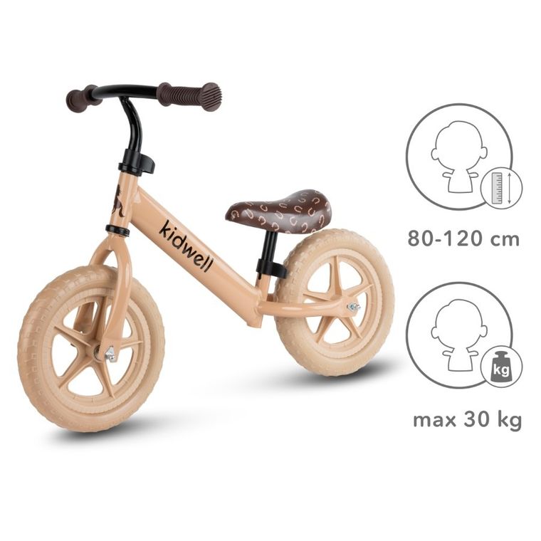 Kidwell, Rebel, rowerek biegowy, Beige