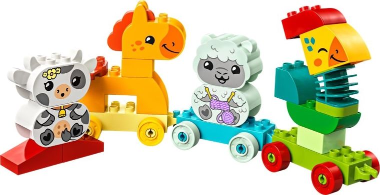 LEGO DUPLO My First, Pociąg ze zwierzątkami, zabawka, 10412