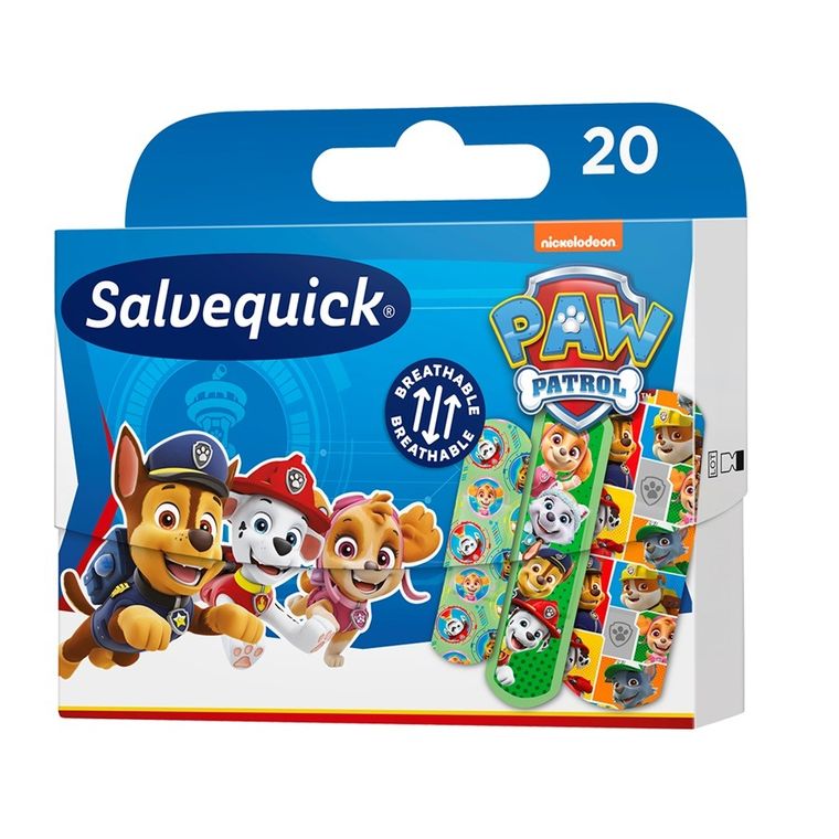 Salvequick, Psi Patrol, plastry dla dzieci, 20 szt.