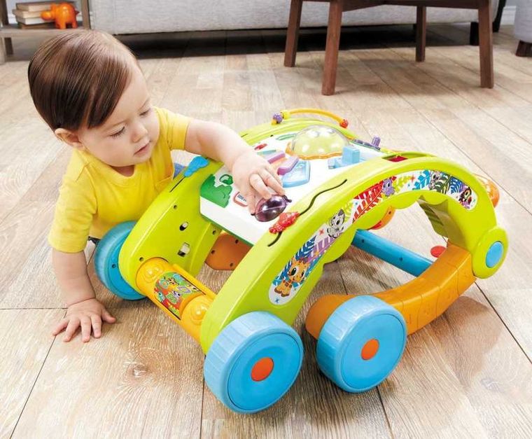 Little Tikes, chodzik i stół aktywności 3w1, zielony