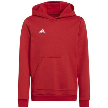 Bluza chłopięca z kapturem, czarna, Adidas Entrada 22