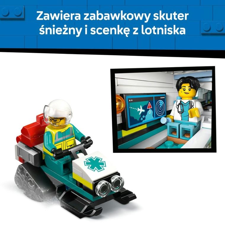 LEGO City, Samolot pogotowia ratunkowego, 60465