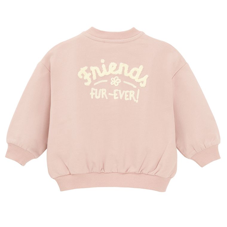 Cool Club, Bluza bejsbolówka dziewczęca, rozpinana, różowa, Myszka Minnie