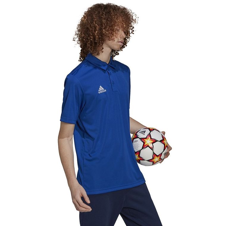 Koszulka polo męska z krótkim rękawem, czarna, Adidas Entrada 22 Polo
