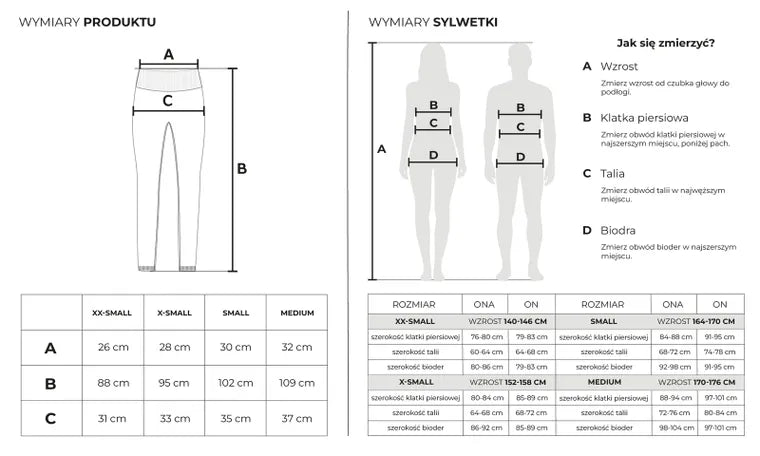 Legginsy high waist z wiskozą NOWEAR