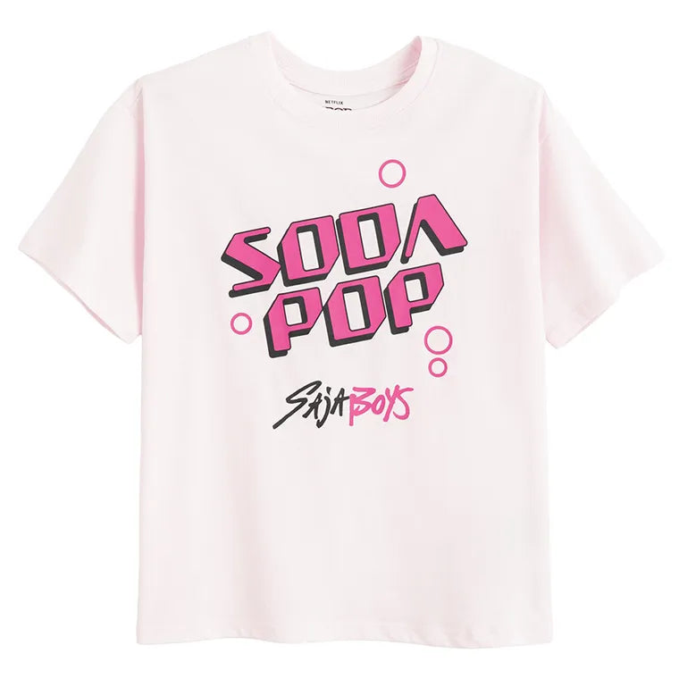 Cool Club, T-shirt dziewczęcy, różowy, K-Pop Demon Hunters